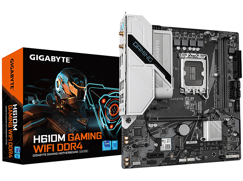 Placa base  - H610M GAMING WF DDR4 GIGABYTE