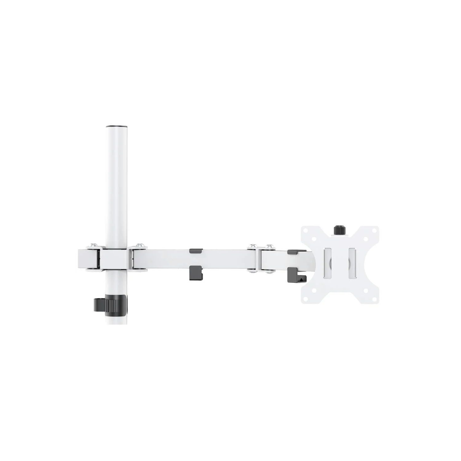 DELTACO GAM-040-W DUALMONITOR DESK ARM Monitor- / TV- Wandhalterung / Tischhalterung, Wit