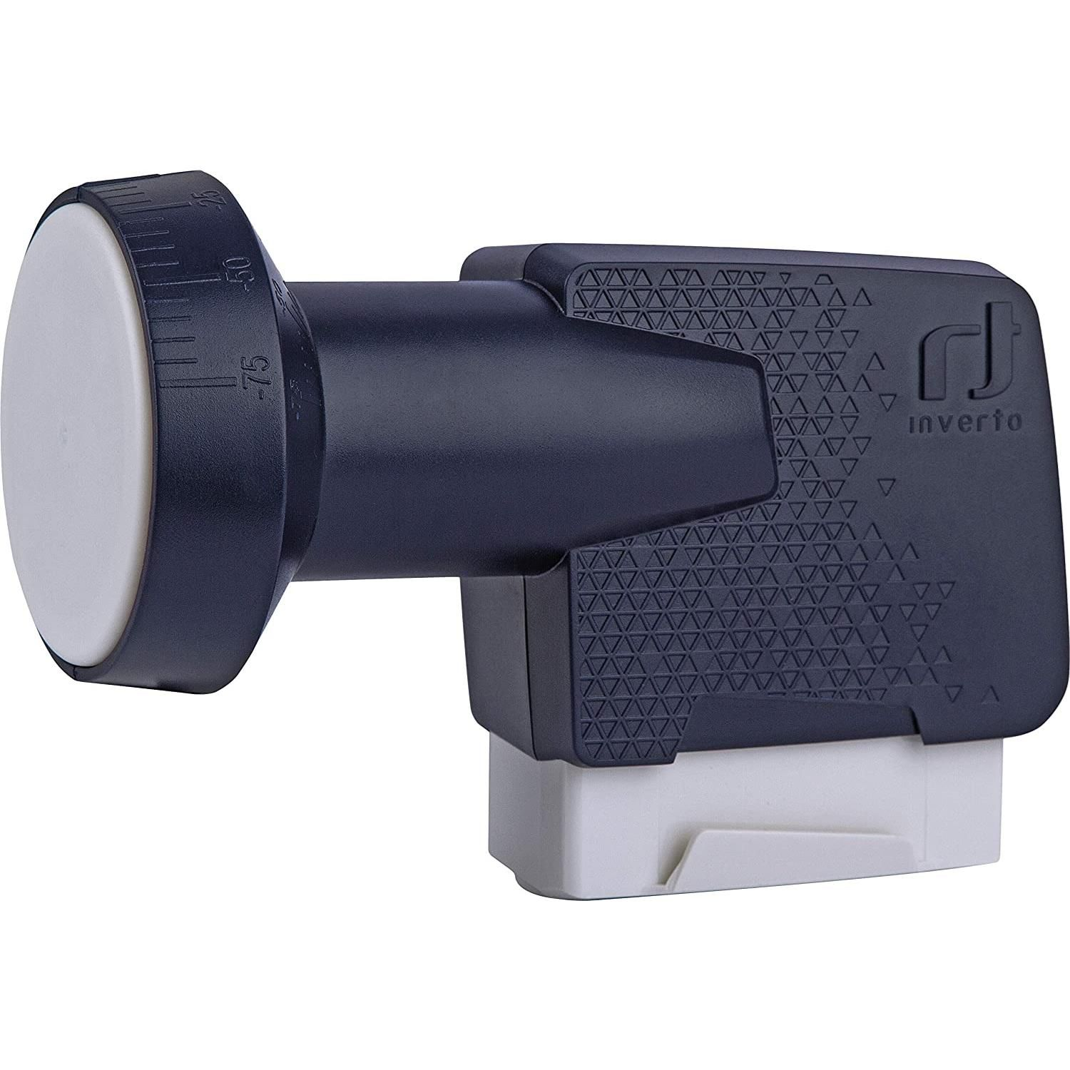 Ein schwarz-weißes LNB-Gerät mit der Marke Inveeto.