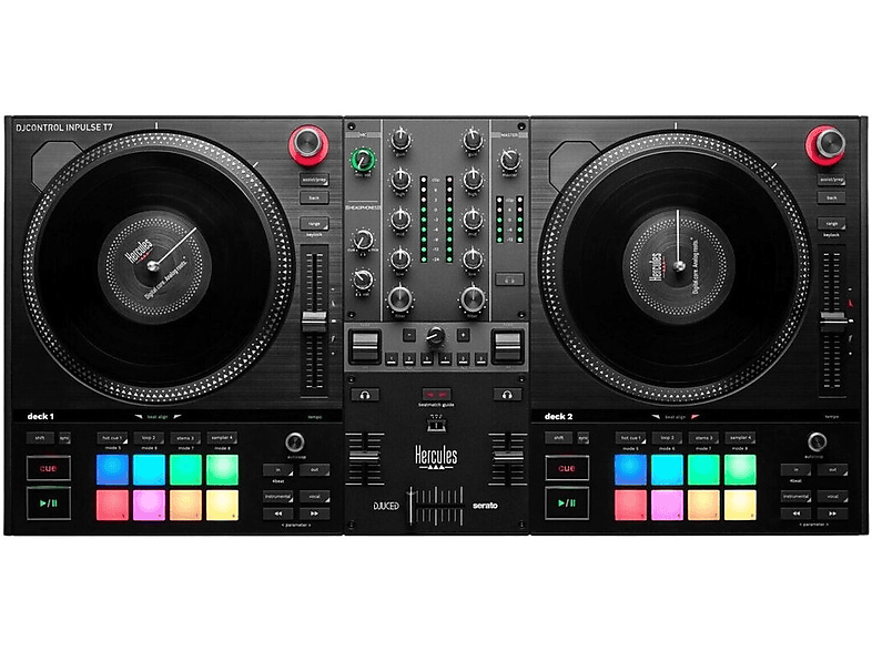 Controladora DJ  - Hercules Dj Control Inpulse T7 Controlador Dj HERCULES