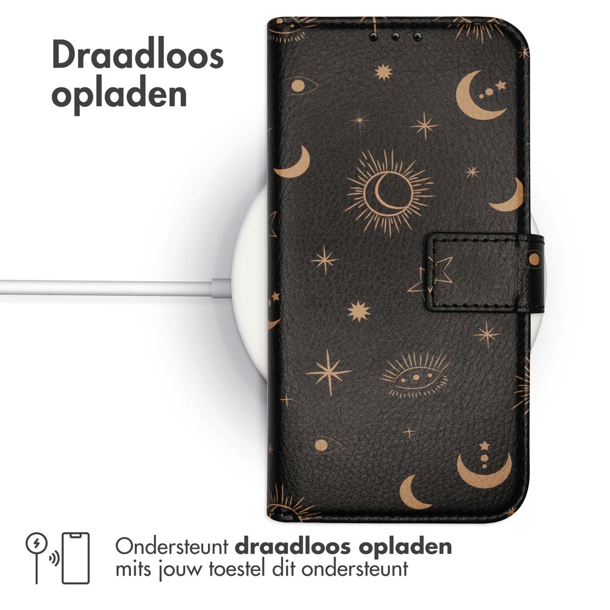 IMOSHION Design Bookcase - Geschikt voor Samsung Galaxy S24 - Telefoonhoesje voor Samsung Samsung Galaxy S24 Meerkleurig