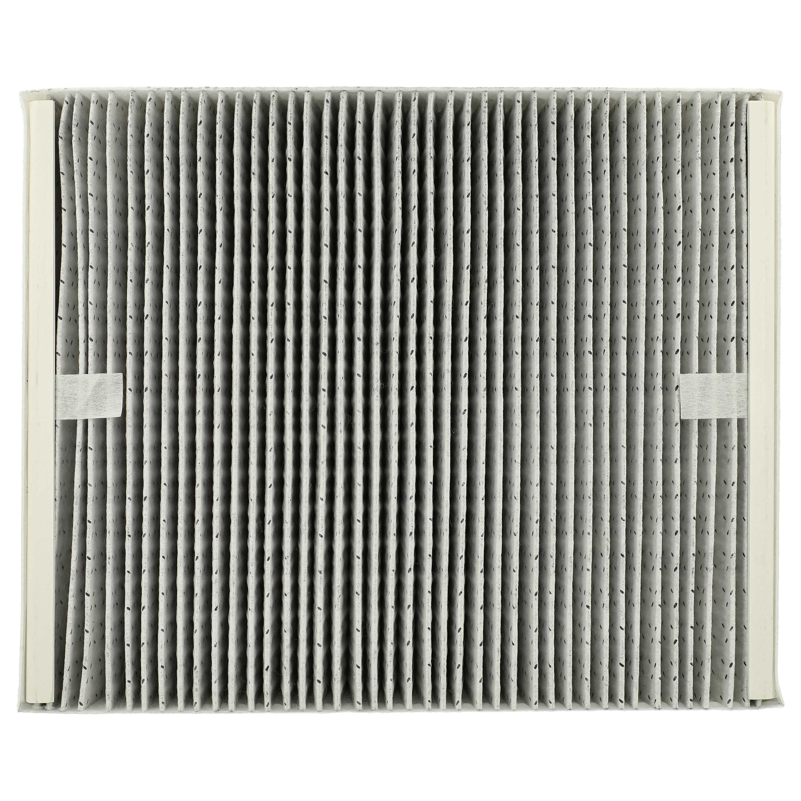 Ein schwarzer tragbarer Nackenventilator mit Digitalanzeige.