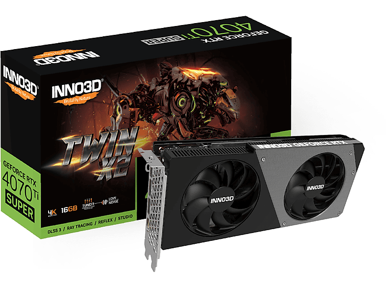 Tarjeta gráfica - INNO3D GEFORCE RTX 4070 Ti SUPER TWIN X2