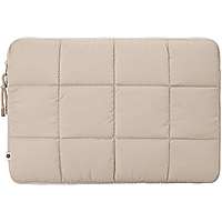 MediaMarkt SELENCIA Puffy Laptop Hoes - Laptop Sleeve 14,2 inch Beige aanbieding