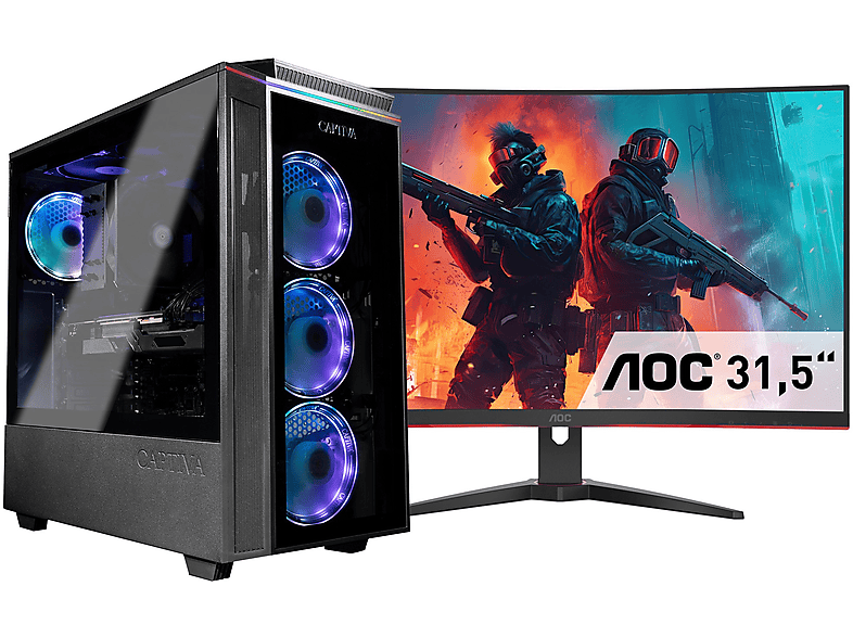 CAPTIVA Advanced Gaming I84-194 TFT Bundle, Gaming-PC-Komplettsystem ...
