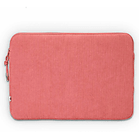 MediaMarkt SELENCIA Corduroy Laptop Hoes - Laptop Sleeve 14,2 inch Roze aanbieding