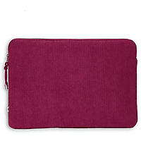MediaMarkt SELENCIA Corduroy Sleeve Laptop Sleeve 14,2 inch Donkerrood aanbieding