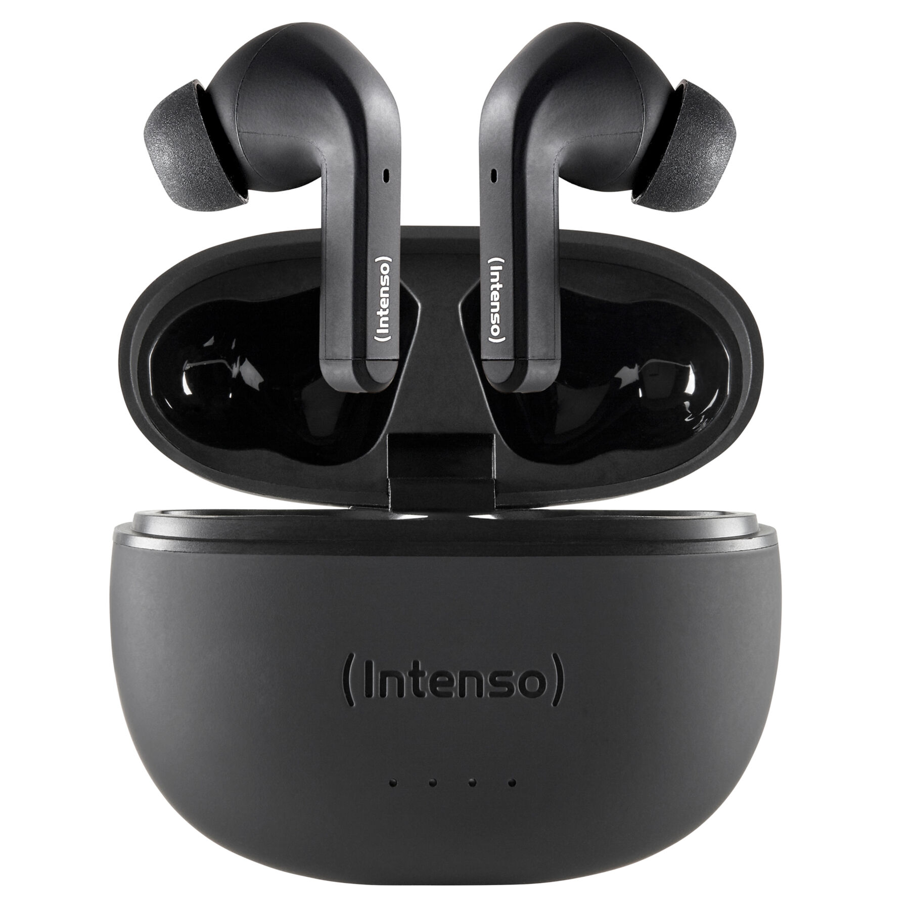 INTENSO Black Buds Wirel. Earphones 3720300 T300A, ANC, In-ear True Wireless Kopfhörer Bluetooth schwarz