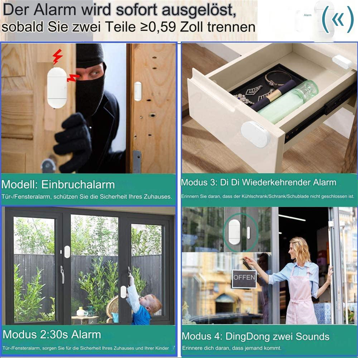 Frau mit Kopfhörern lächelt, trägt schwarze Kleidung, vor einer grünen Wand.