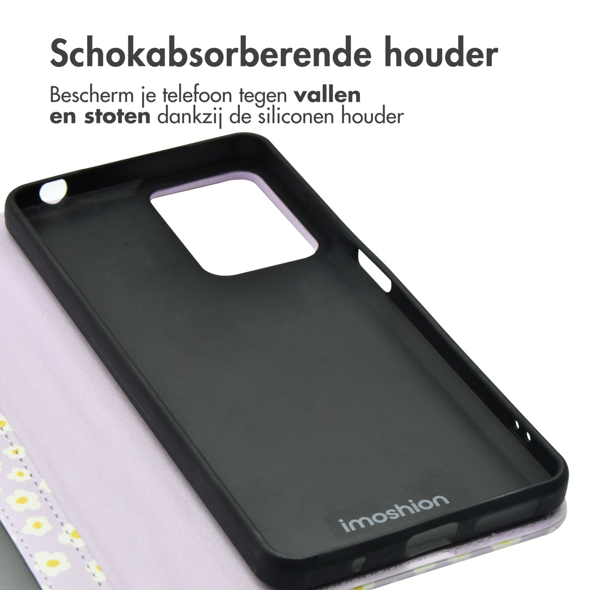 IMOSHION Design Bookcase Telefoonhoesje voor Motorola Motorola Moto G24 Power Meerkleurig