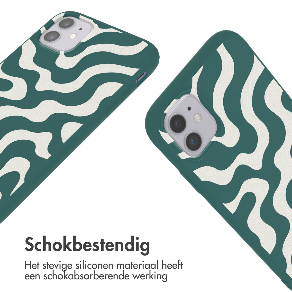 IMOSHION Siliconen design hoesje met koord, Backcover, Apple, iPhone 11, Bunt