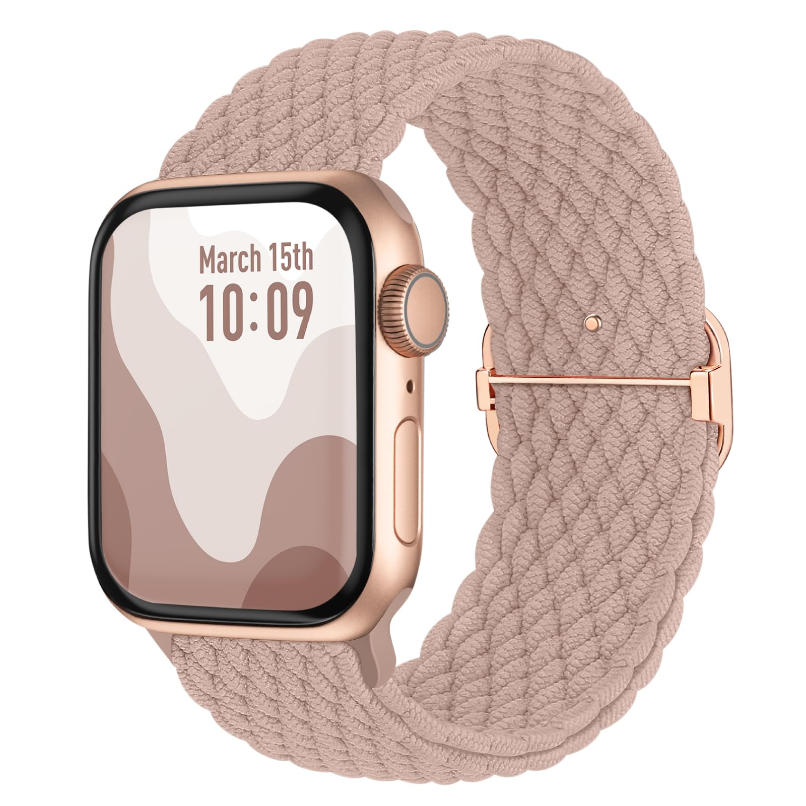 SROSS Geflochtenes Armband für Apple Watch 42/44/45mm, SMARTBANDS