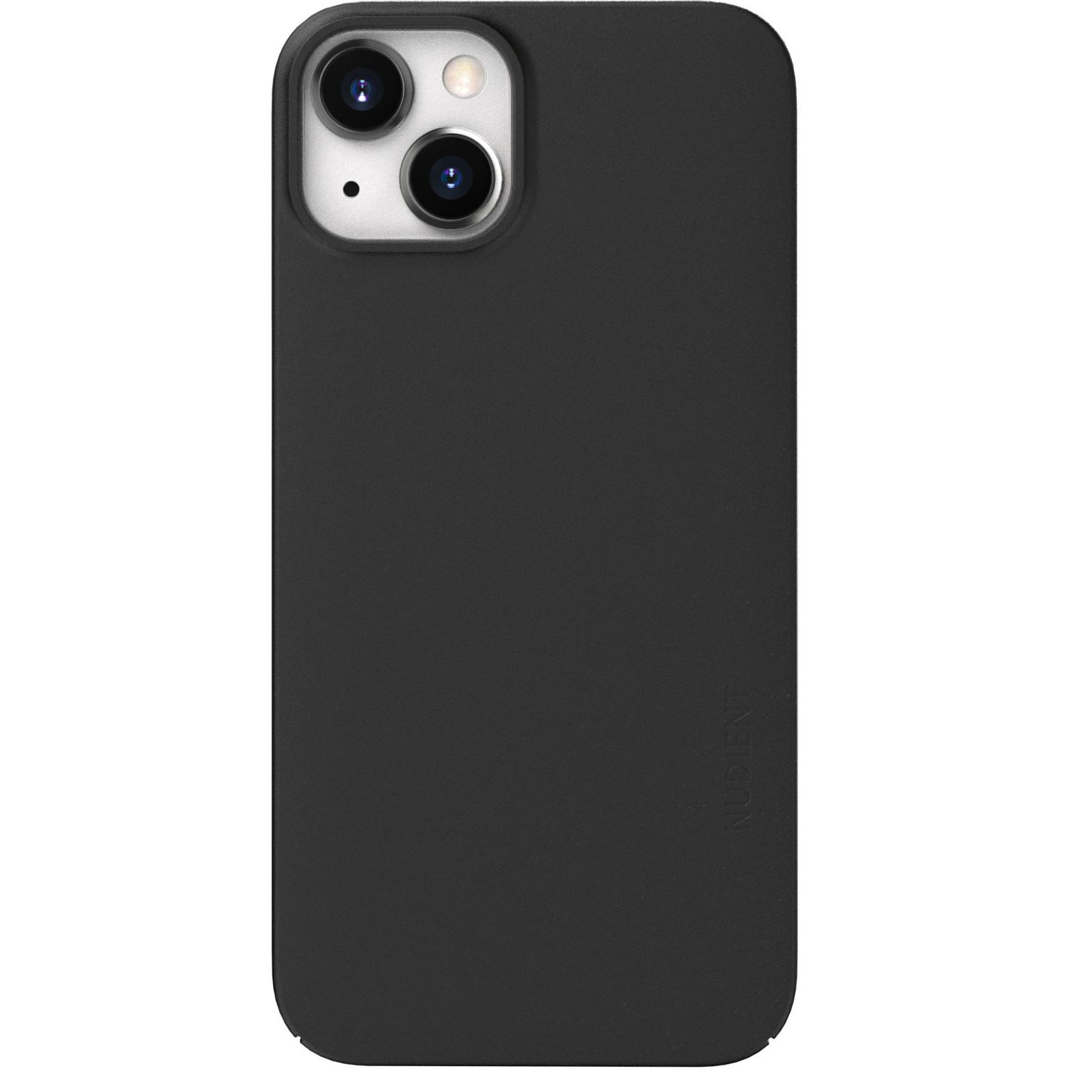 A black phone case with camera lenses and the brand name 'NUDIENT'.