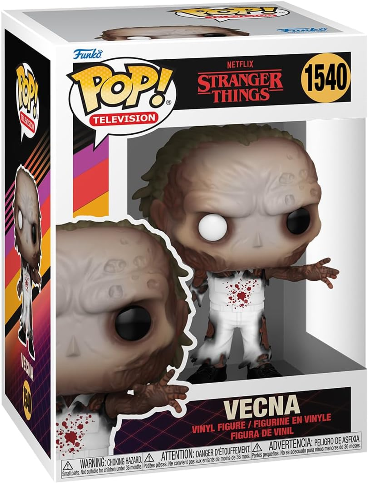 Funko Pop!-Figur von Vecna aus Stranger Things, in einer Box.