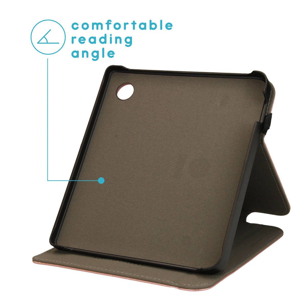 Kobo Clara 2e - Étui design en cuir pour liseuse GLoA V2 - France
