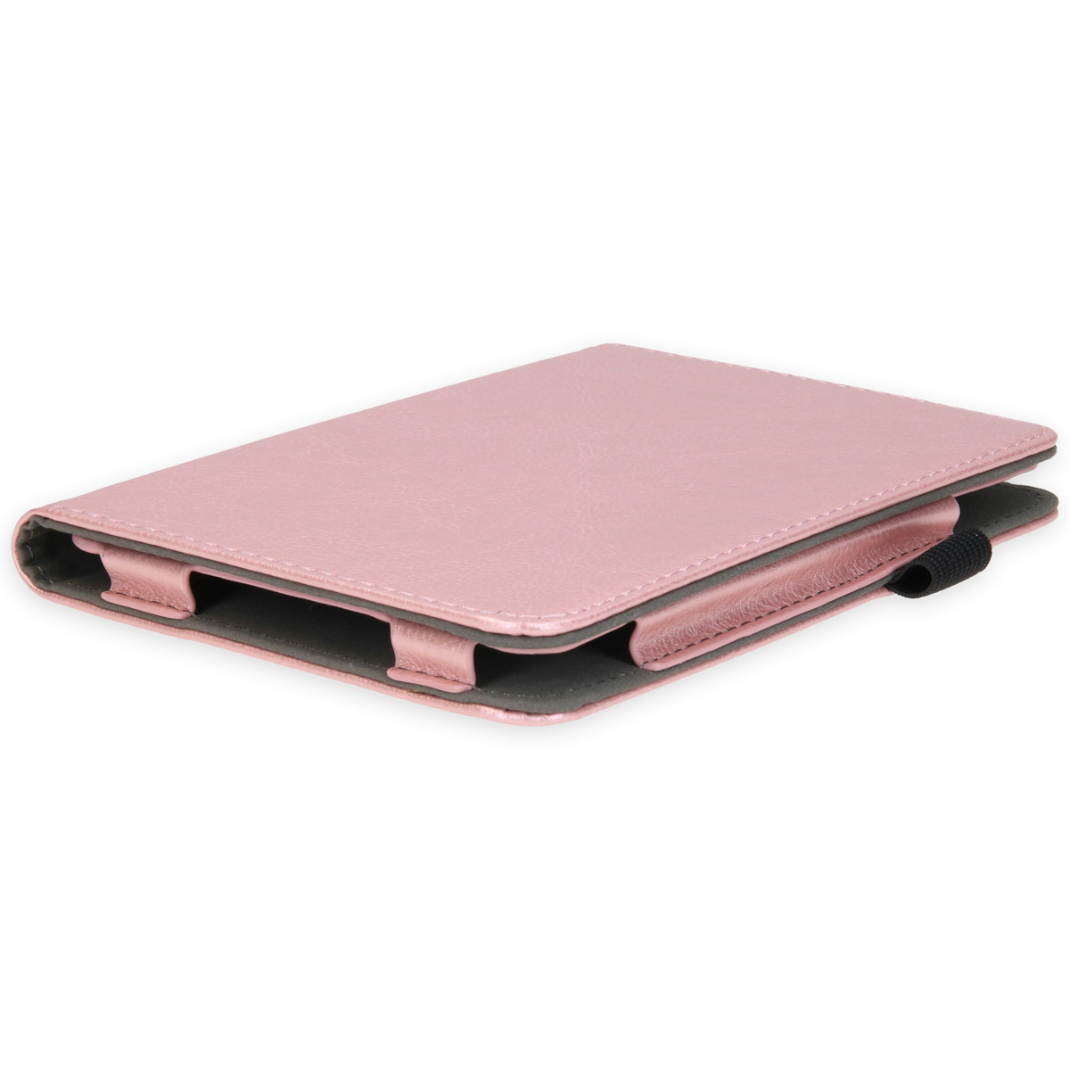 Pink ebook cover closed. Shows the closed ebook cover. White background. Angle view.