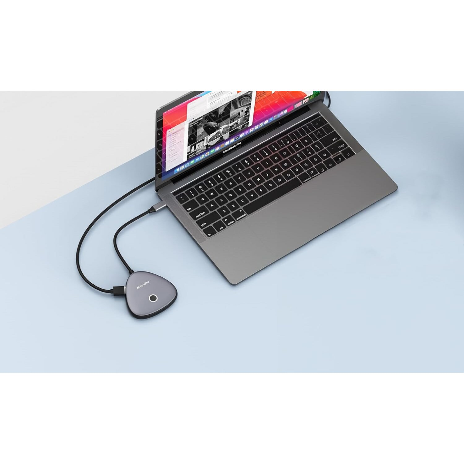 HUB USB-C VERBATIM MediaShare Wireless USB 2.0 3 porte