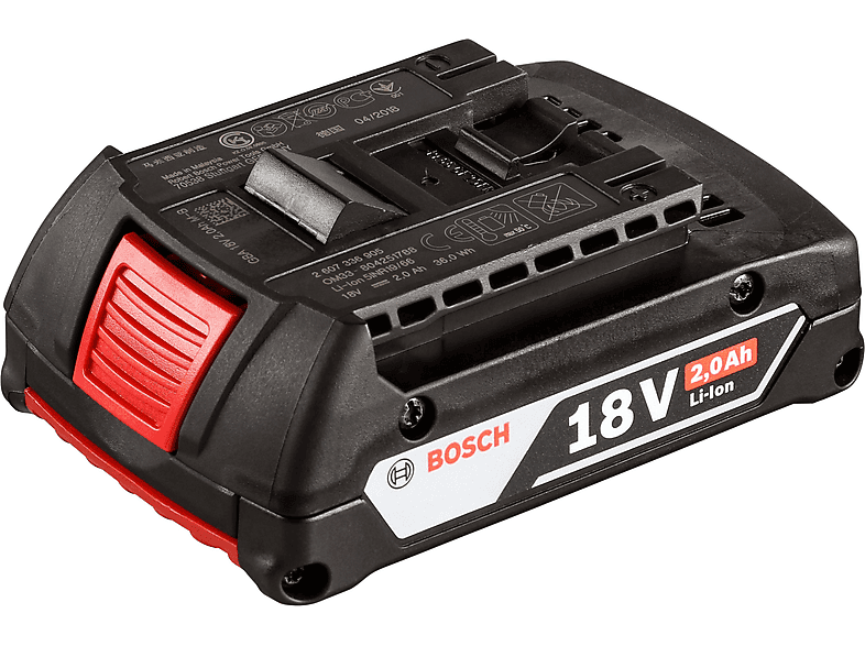 BOSCH 1600Z00036 AKKUPACK GBA 18V 2,0 AH Lithium-Ionen Ersatzakku, 18 ...