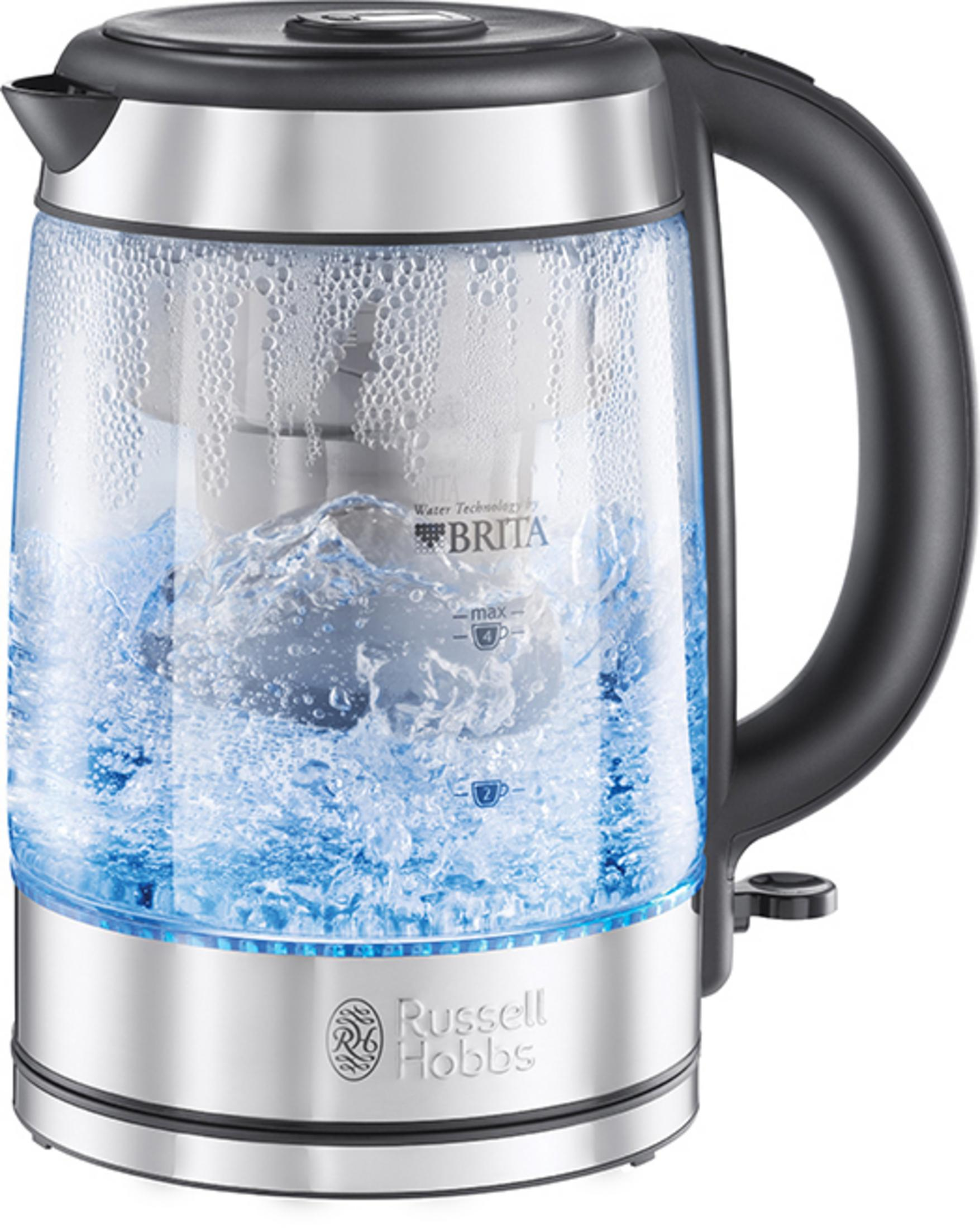 RUSSELL HOBBS 20760-57 Clarity Brita Filtreli Cam 1.5 l Su Isıtıcısı Inox
