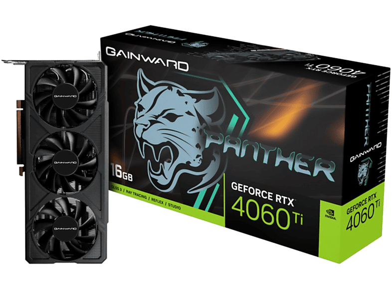 Tarjeta gráfica - GAINWARD GeForce RTX 4060 Ti 16GB Panther