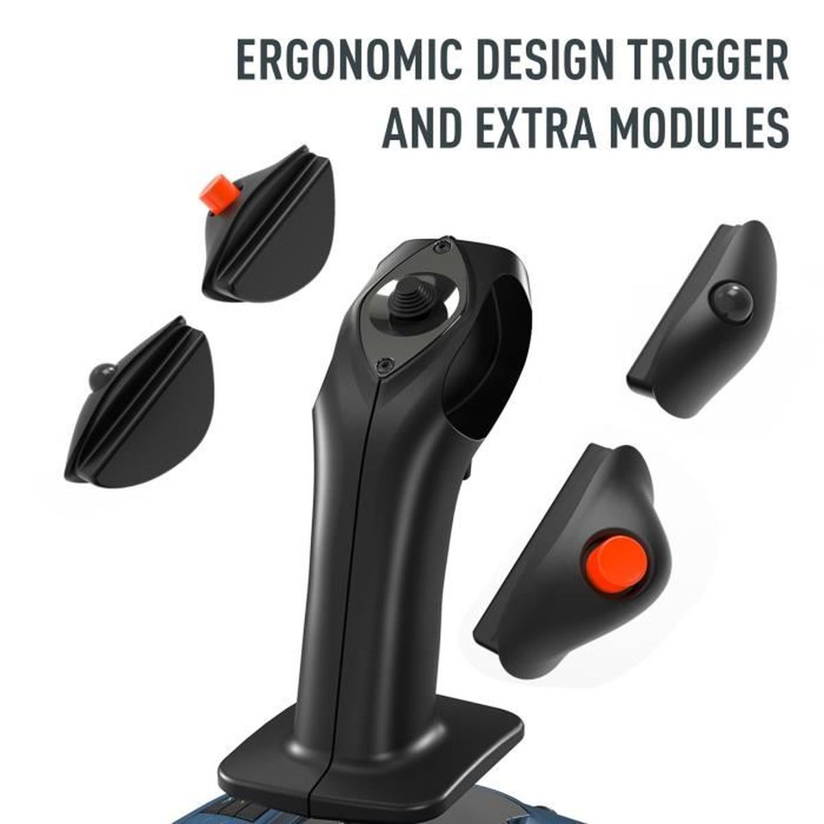 Pad THRUSTMASTER TCA Sidestick X Airbus Edition Czarny, Szary