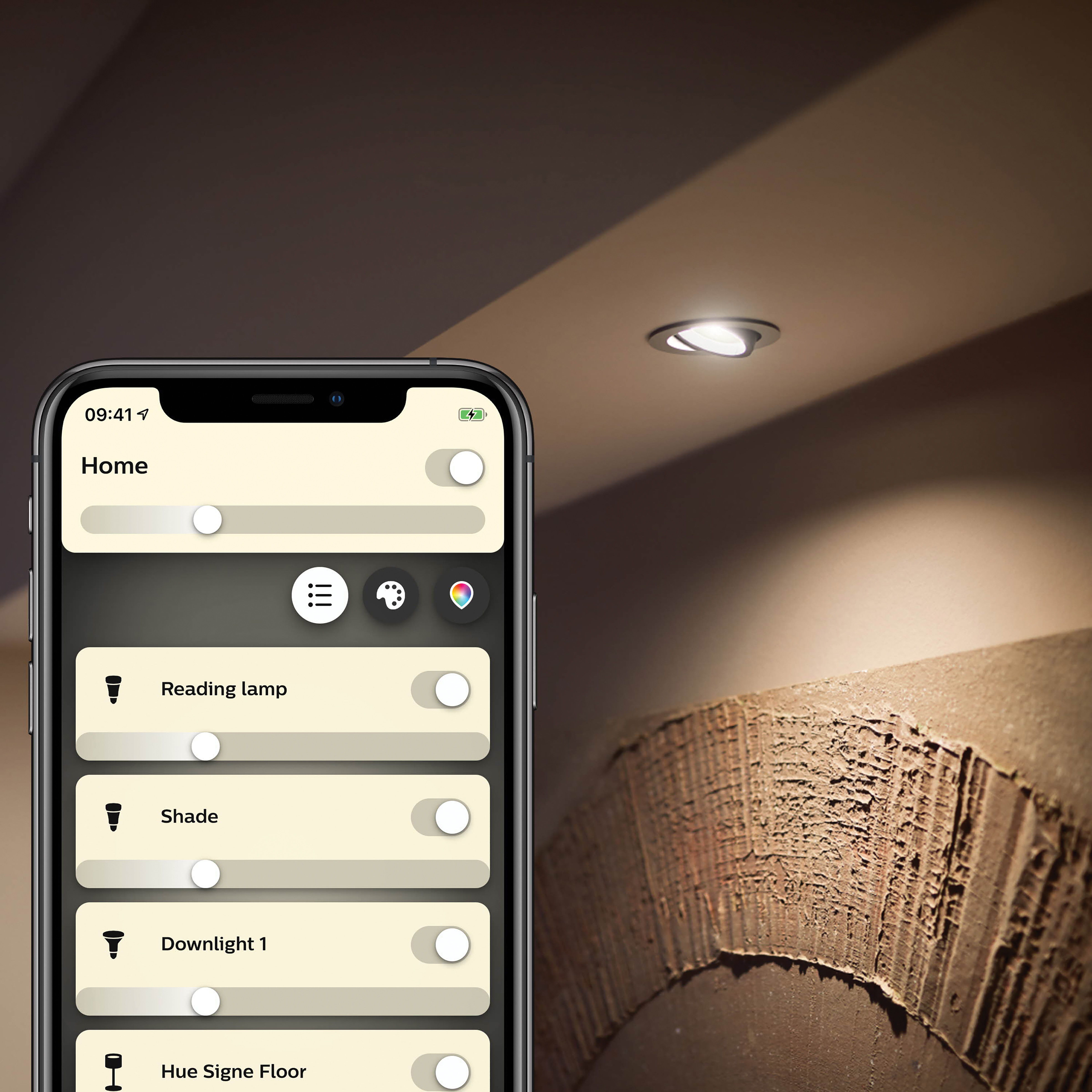Philips Hue Uitbreidingspakket - GU10 - met 4 Spotjes - Warmwit Licht - Hue White