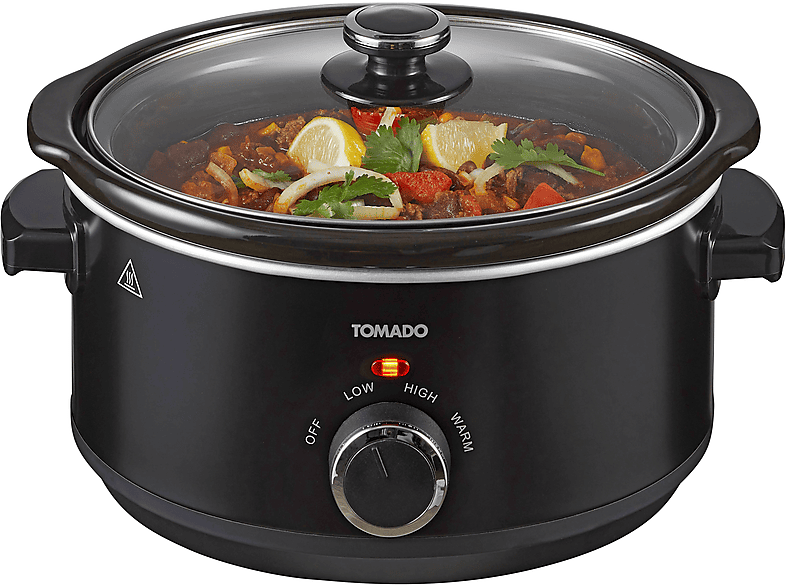 TOMADO TSC3501B Slowcooker Zwart 170 W