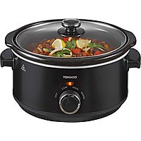 MediaMarkt TOMADO TSC3501B Slowcooker Zwart 170 W aanbieding