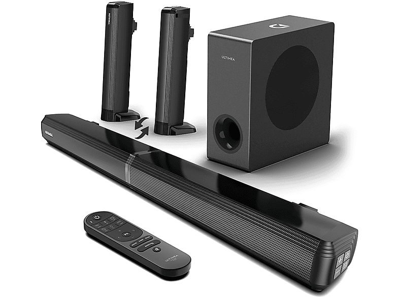 Barra de sonido - ULTIMEA Apollo-S50 4.1 Barras de Sonido con Subwoofer