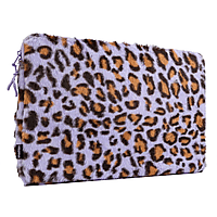 MediaMarkt IMOSHION Fluffy Sleeve Sleeve 14,2 inch Leopard Lilac aanbieding