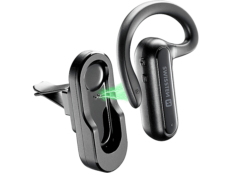 SWISSTEN Dock Earpiece, In-ear Mono-Headset Schwarz | MediaMarkt