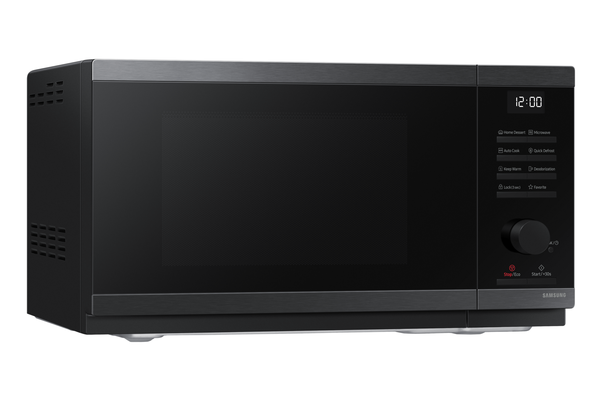 MICROONDE SAMSUNG MS23DG4504AGE1, capacità 23 l, potenza microonde max 800 W, 6 livelli di potenza, Nero