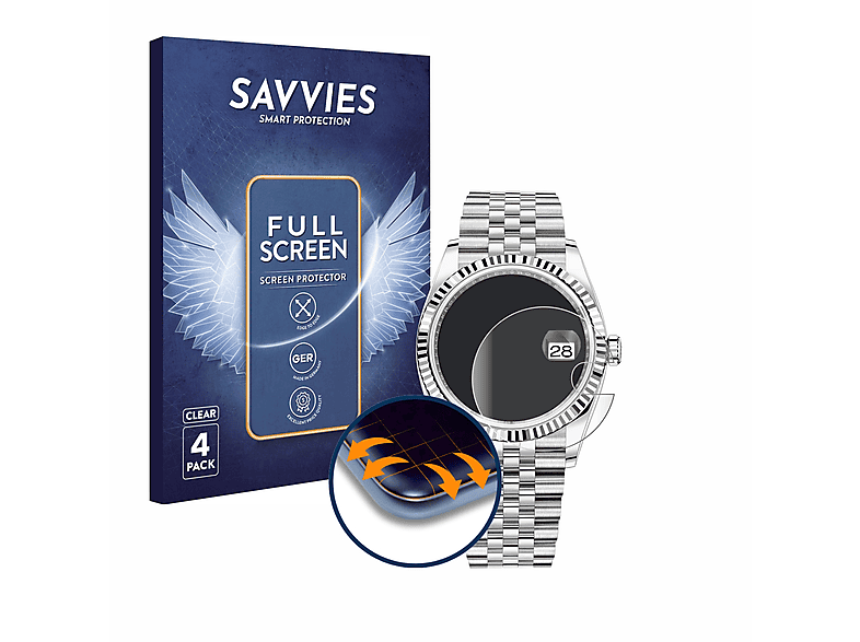 savvies 4 Pezzi Full-Screen Pellicola Protettiva per Honor Choice