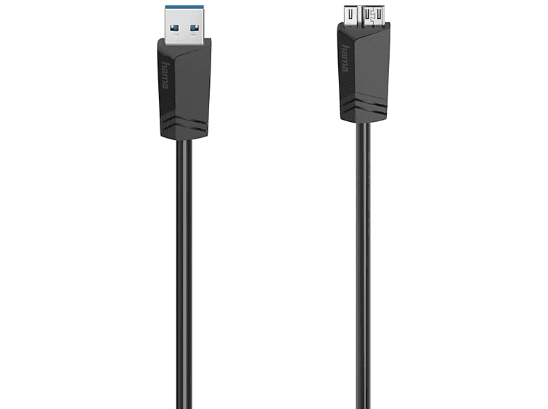 Cavo USB 3.0 Hama – Alta Velocità 5 Gbps, Doppia Schermatura, Per Hard Disk Esterno E Dispositivi, Nero - 3