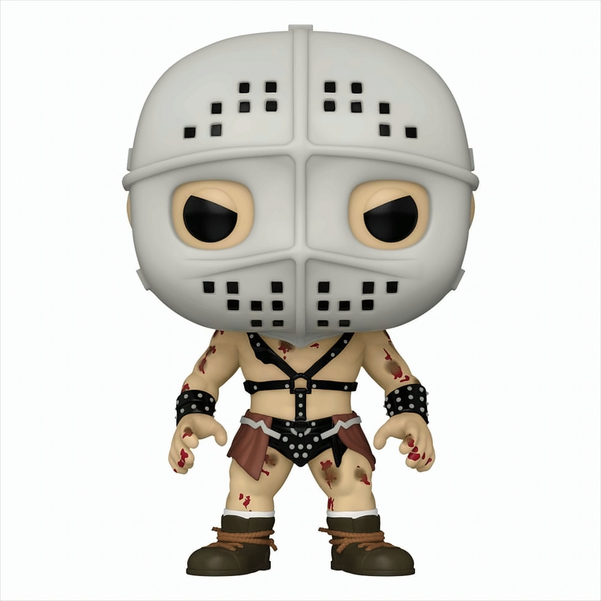 Funko Pop Figur einer Horrorfilmfigur mit Hockeymaske.