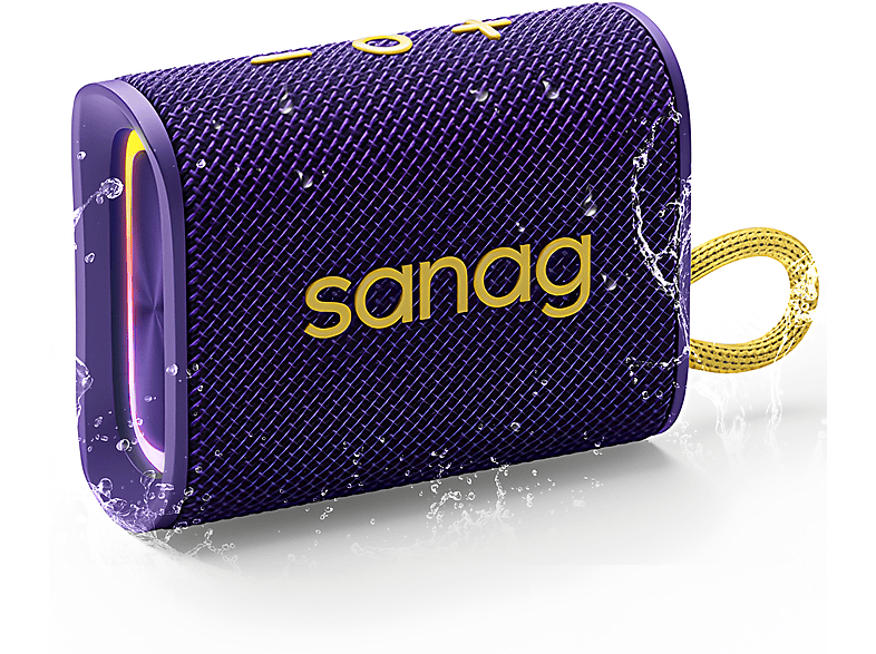 SANAG M13, Musikbox Tragbarer mit RGB Licht, IPX7 Wasserdicht Bluetooth ...