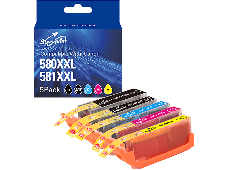 Canon Original Tintenpatronen CLI-526 – Cyan, Magenta, Gelb | 3er Pack Für PIXMA IP, MG, MX & IX Modelle