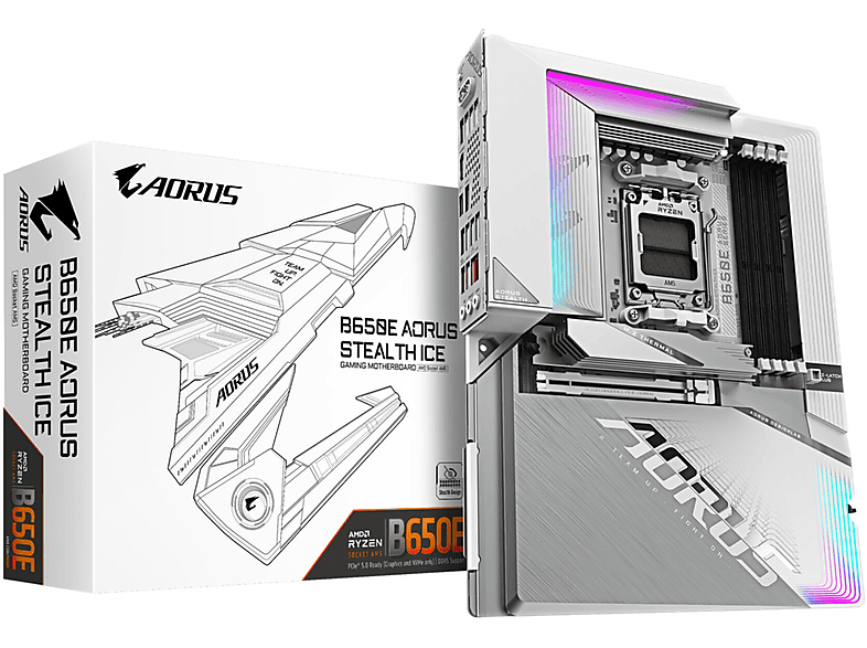 Placa base  - B650E AORUS ELITE X AX ICE GIGABYTE