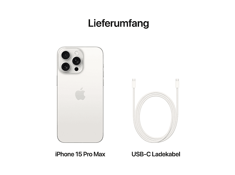 APPLE Iphone 15 Pro Max Blanco, Blanca 512 GB RAM 8 GB, Blanco