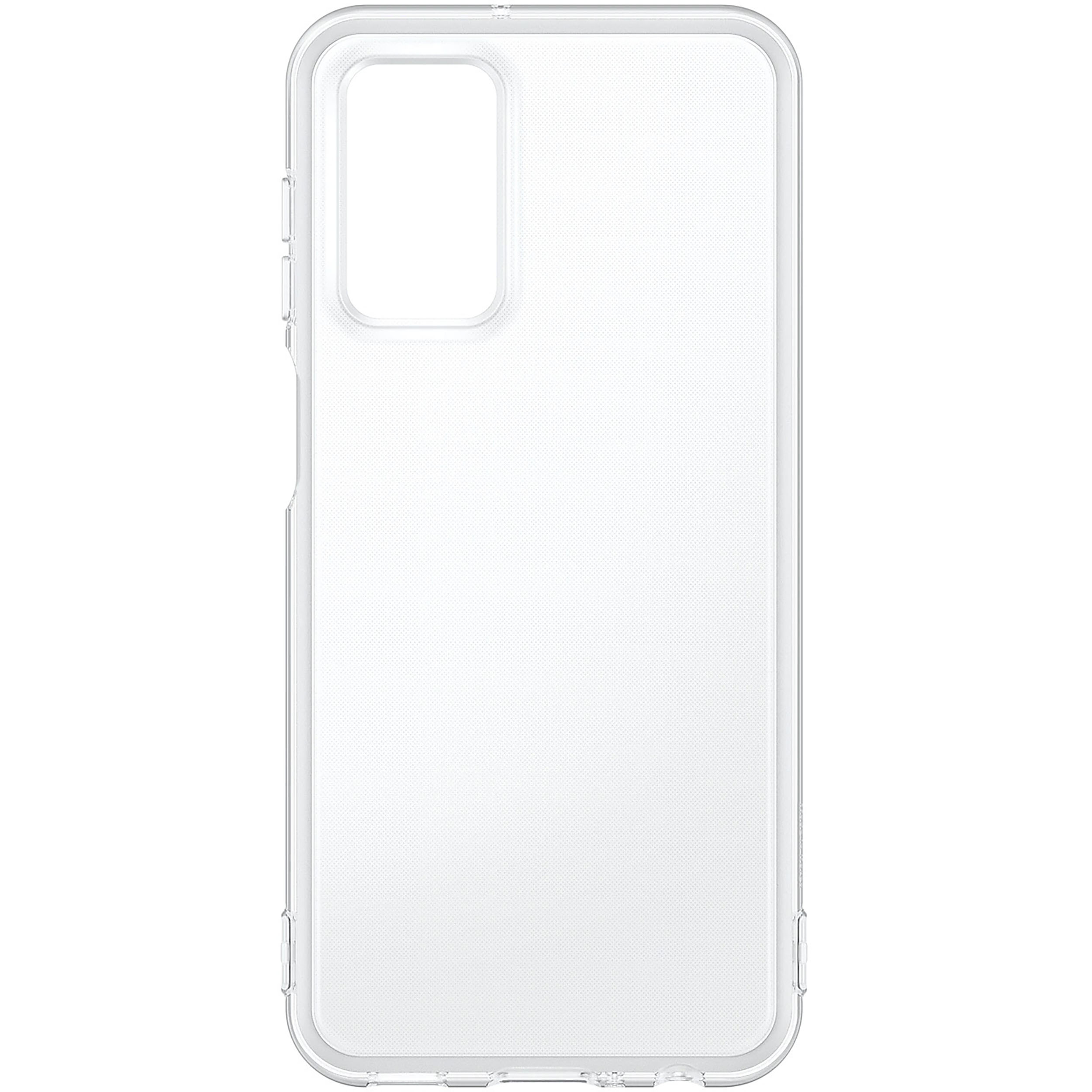 Funda transparente para teléfono, diseño simple, sobre fondo blanco.