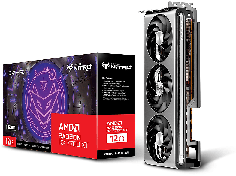 Tarjeta gráfica - SAPPHIRE Radeon RX 7700 XT