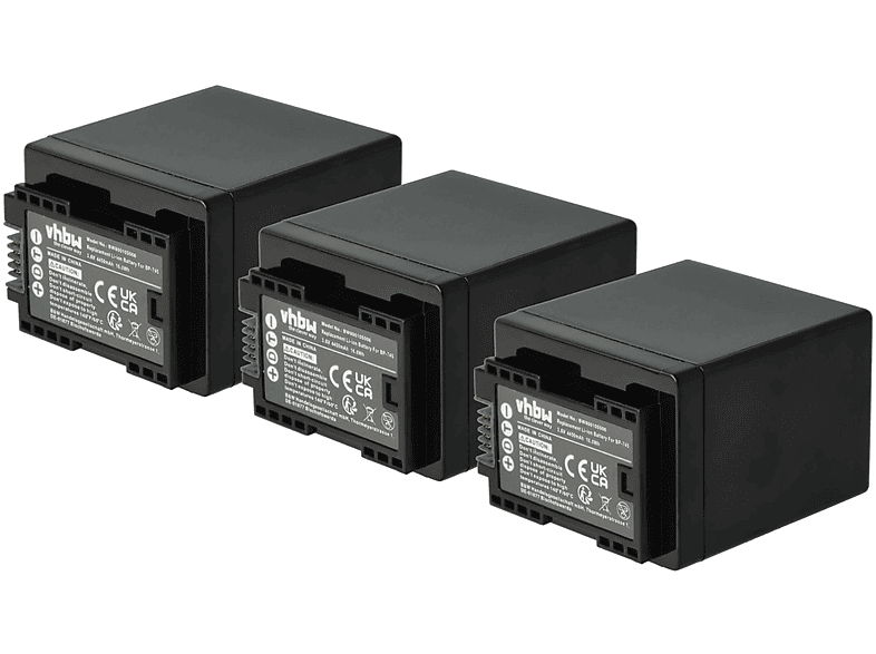 Vhbw Akku Für Canon Legria Camcorder – 1600 MAh, 7,2V, Mit Infochip, Kompatibel Mit HF10, HF100, HF20 Uvm.