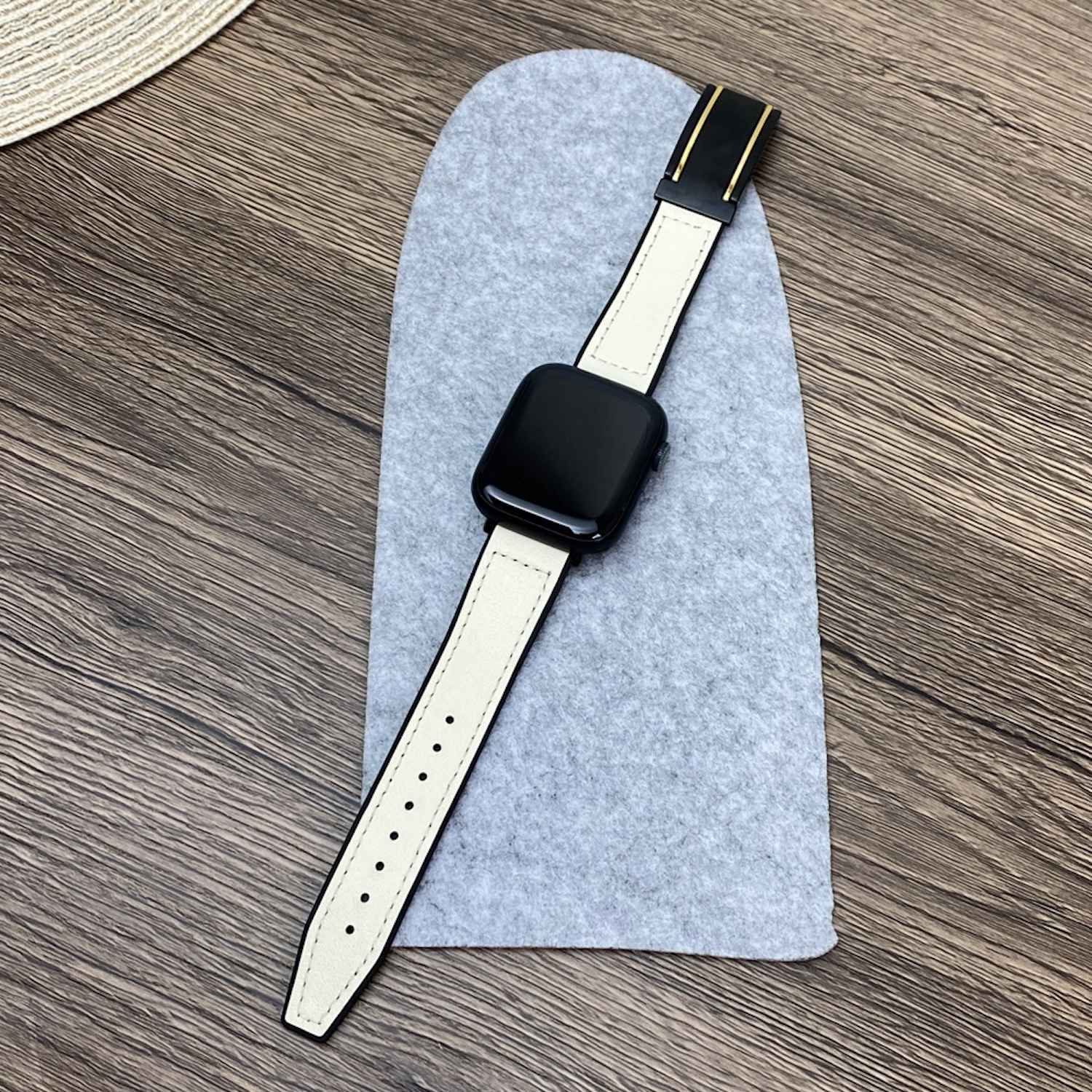 WIGENTO Kunstleder Magnetschnalle Band, Ersatzarmband, Apple 
