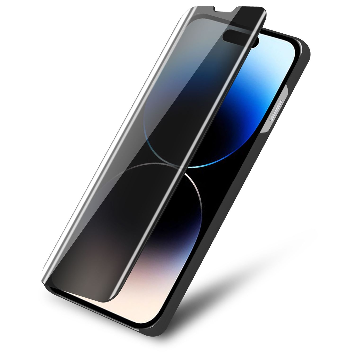 Ein Telefon mit Displayschutzfolie.
