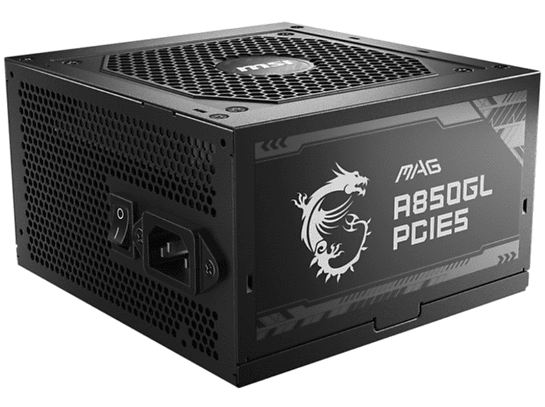 Fuente de alimentación  - Fuente De Alimentación Atx Msi Mag A850Gl Pcie5 850W 80+ Oro Full Modular MSI