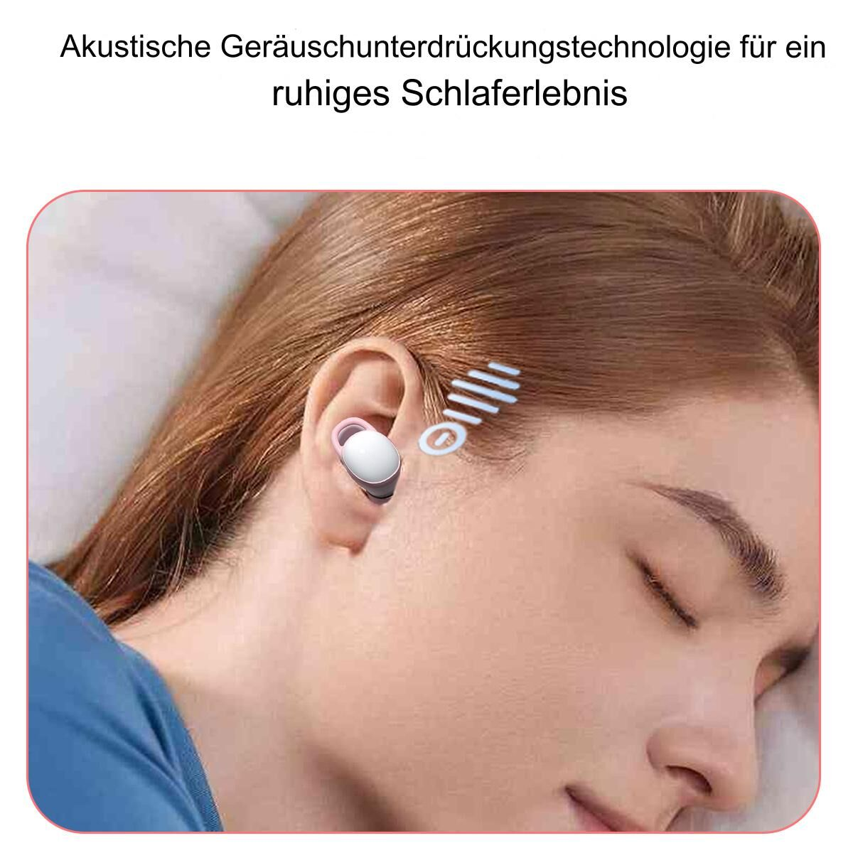 Nahaufnahme einer weißen Tastatur mit blauen und weißen Tasten.