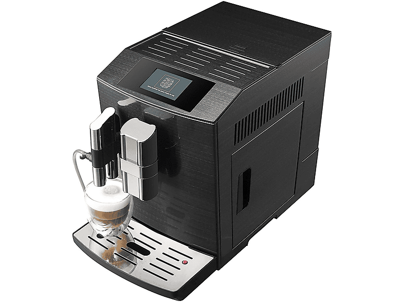 ACOPINO Modena ONE TOUCH Edelstahl gebürstet schwarz Kaffeevollautomat schwarz