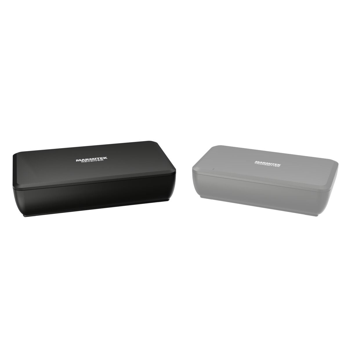 Two black and grey boxes side by side, the boxes have the brand name 'MARMITEK' on them.