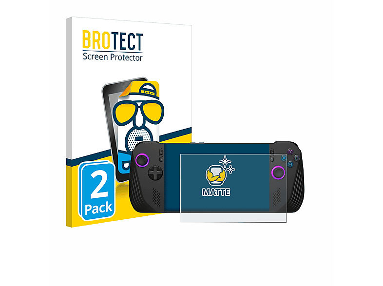 BROTECT 2x Displayschutzfolie Für ASUS ROG Ally & Ally X - Made In Germany