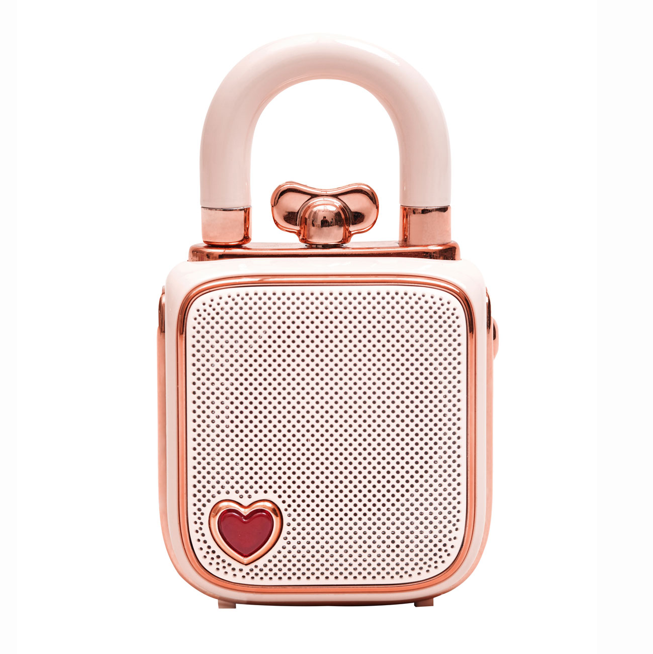 DIVOOM LoveLock Mini Ses Kayıt Özellikli Bluetooth Hoparlör Pembe